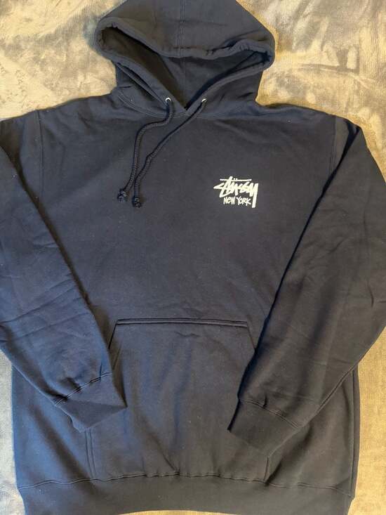 Stussy Other - Stussy New York Logo Hoodie Navy Size Xl